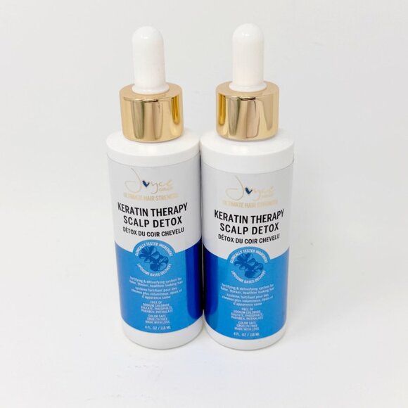 Lot of 2 - Joyce Giraud Ultimate Hair Strength KERATIN THERAPY SCALP DETOX  4 oz - Picture 1 of 7